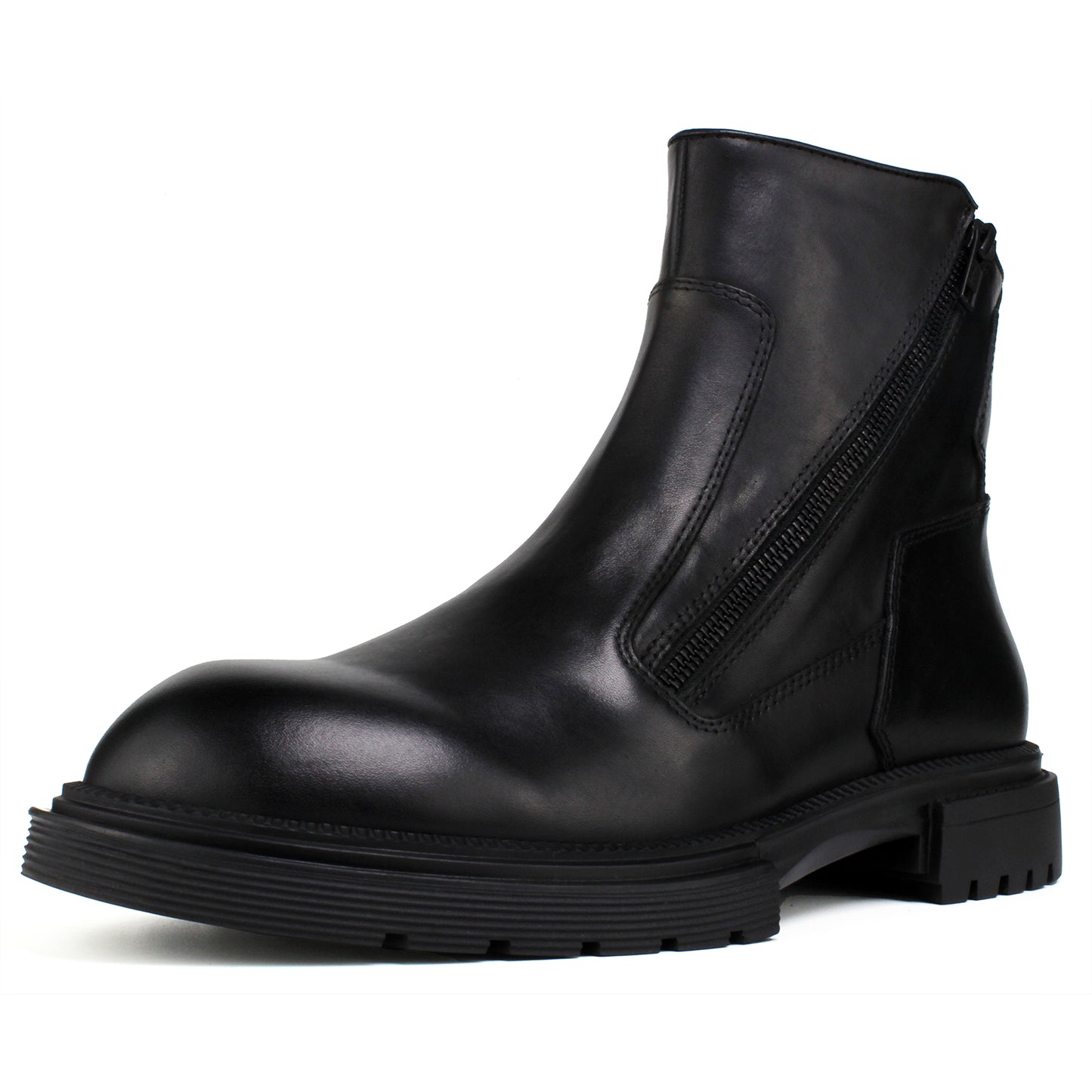 Men's Premium Leather Chelsea Boots | Double Elastic Gussets & Breathable OrthoLite Anti-Odor Insoles | Slip-Resistant Rubber Outsole, Leather Lined for All-Day Comfort (Casual & Work)