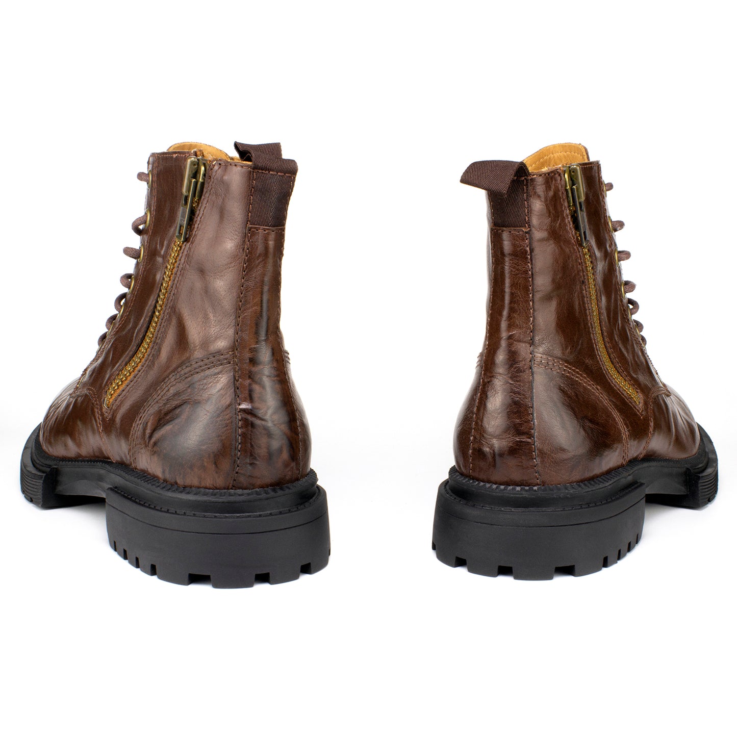 Men's Chelsea Boots with YKK Zipper & Breathable OrthoLite Footbed | Fashion Casual Full-Grain Leather Ankle Boots| Durable Slip-Resistant Rubber Sole for Comfort & Support