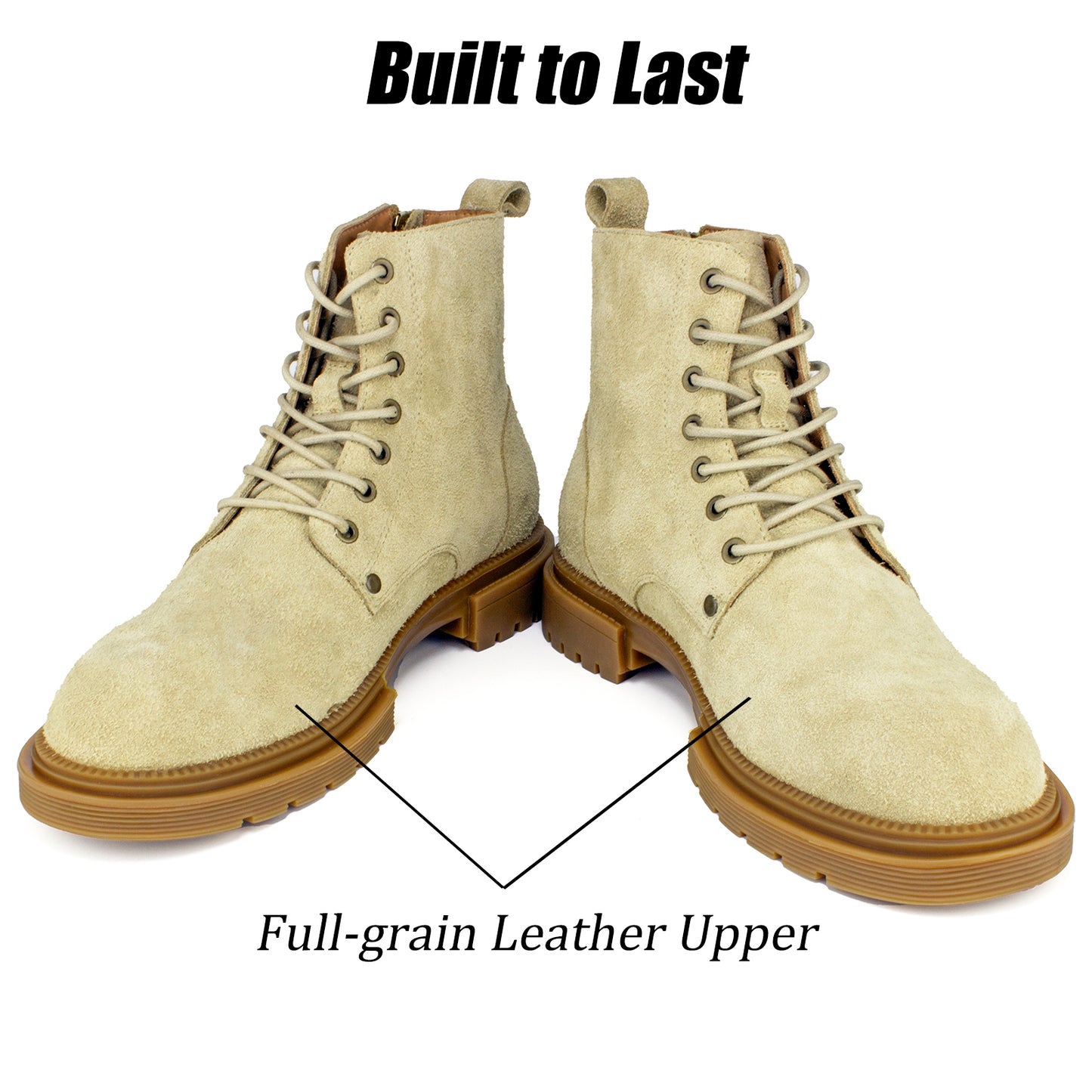 Men's Chelsea Boots: Elevate Your Style with YKK Zipper & OrthoLite Footbed | Full-Grain Leather Ankle Boots for a Distinguished Look and All-Day Comfort | Durable, Slip-Resistant Rubber Sole for Confidence and Support