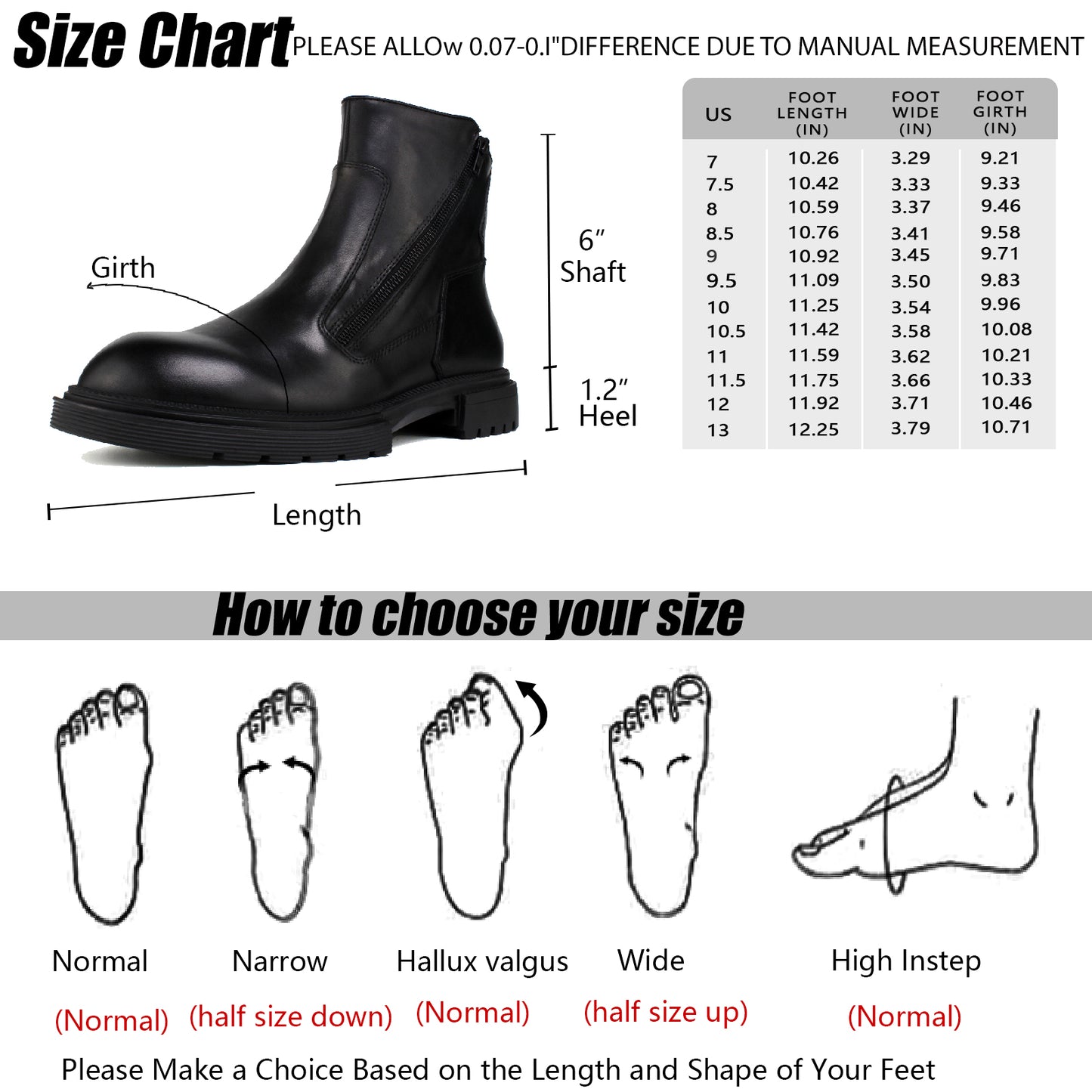 Men's Premium Leather Chelsea Boots | Double Elastic Gussets & Breathable OrthoLite Anti-Odor Insoles | Slip-Resistant Rubber Outsole, Leather Lined for All-Day Comfort (Casual & Work)