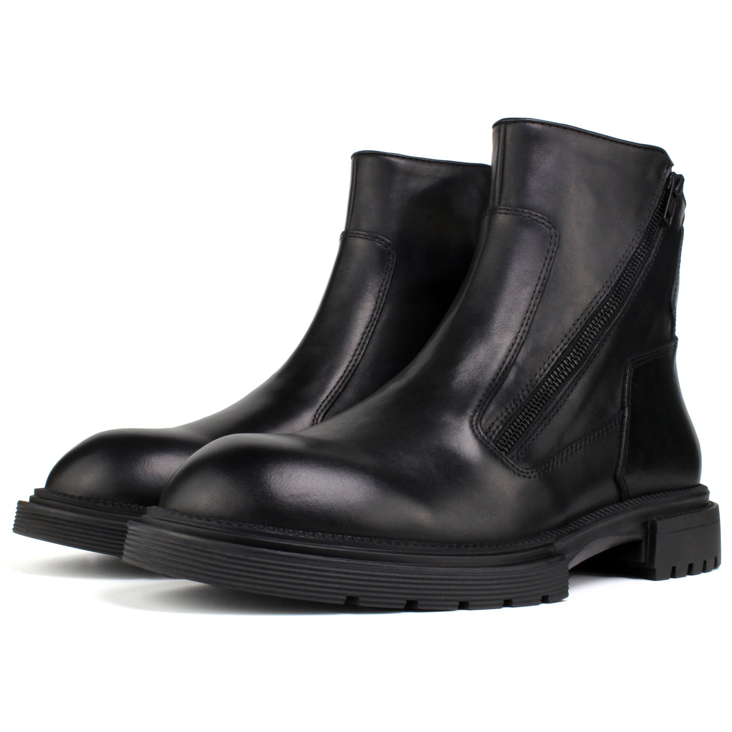 Men's Premium Leather Chelsea Boots | Double Elastic Gussets & Breathable OrthoLite Anti-Odor Insoles | Slip-Resistant Rubber Outsole, Leather Lined for All-Day Comfort (Casual & Work)