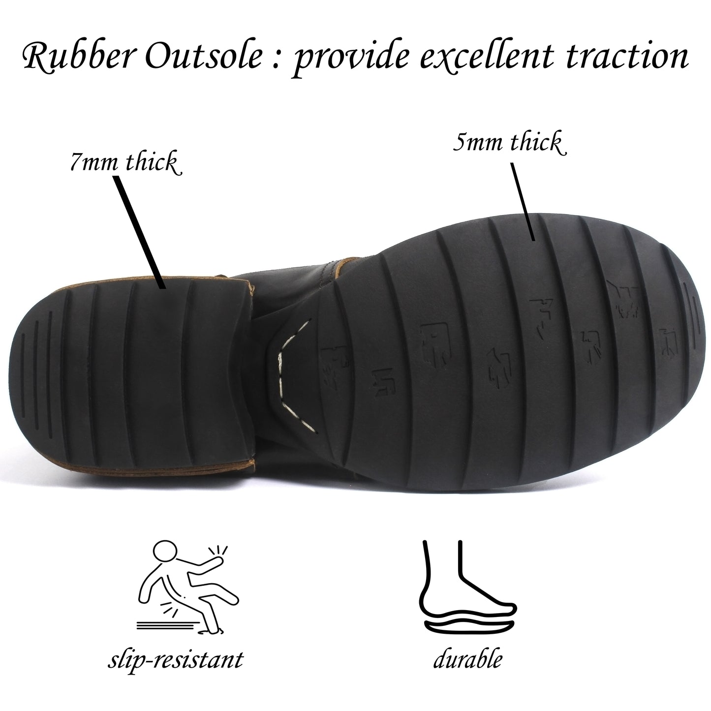 Motorcycle Boots Men Fashion Leather Ankle Chukka Boots Casual Riding Lace up Shoes AF001-3