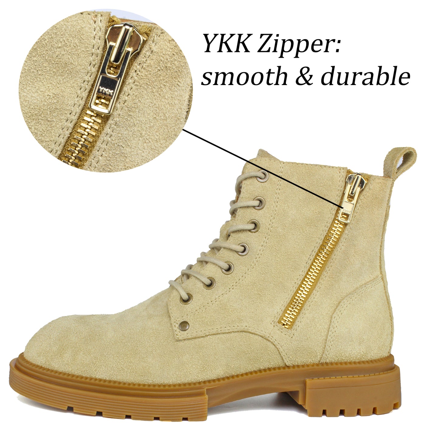 Men's Chelsea Boots: Elevate Your Style with YKK Zipper & OrthoLite Footbed | Full-Grain Leather Ankle Boots for a Distinguished Look and All-Day Comfort | Durable, Slip-Resistant Rubber Sole for Confidence and Support